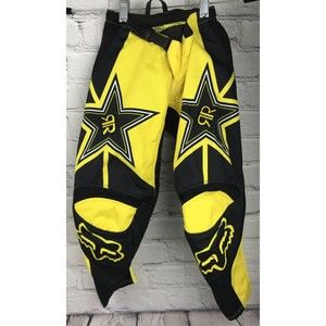 Fox Racing Motocross ATV MX Dirt Bike Off Road 180 Pants Youth Size 6 22 Yellow